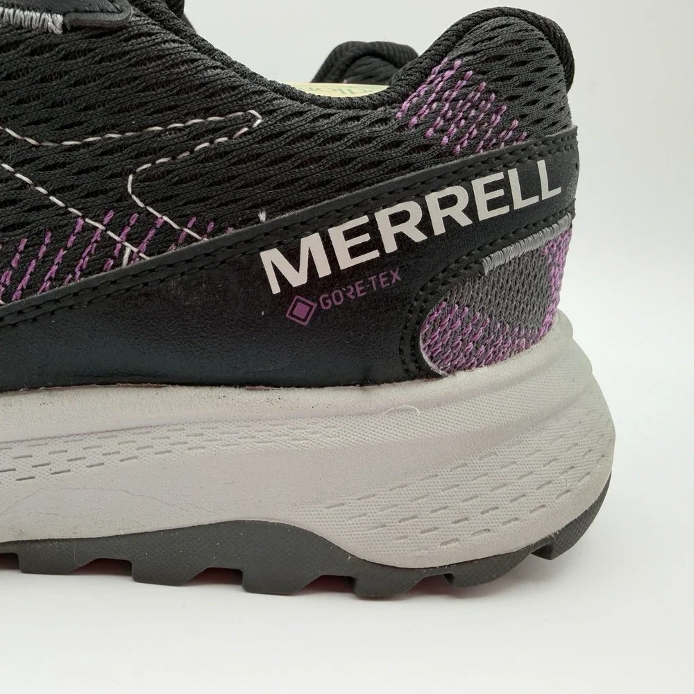 Merrell Fly Strike GORE-TEX Womens 9.5 Trail Running Shoes Black Waterproof GTX